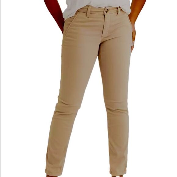 NWOT American Apparel Khaki Skinny Jeans Sz 28 - Picture 1 of 6